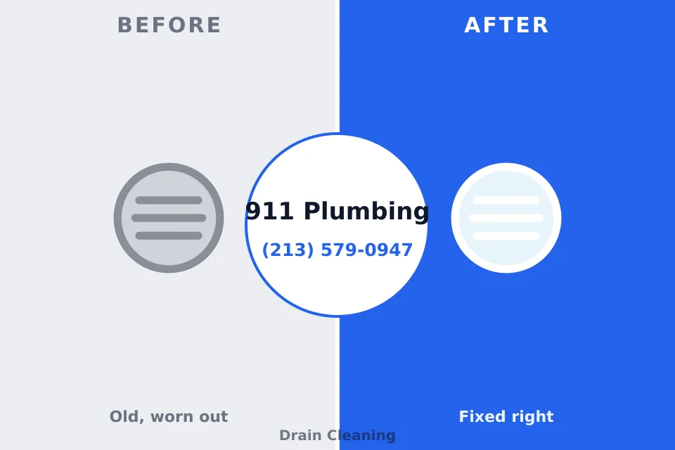 Before and after: plumbing repair Loyalhanna, PA